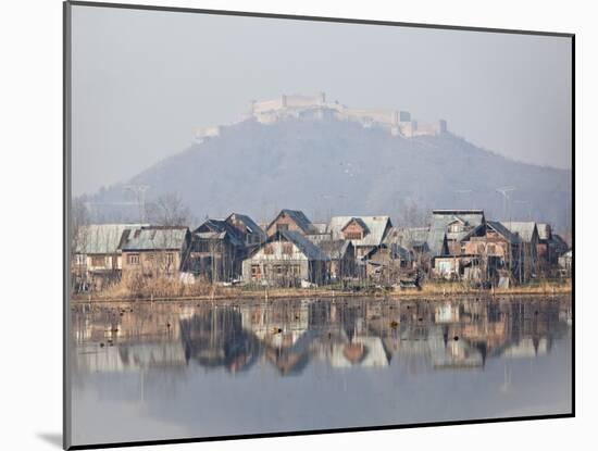 The Fort Looks over Dal Lake at Srinagar, Kashmir, India-Julian Love-Mounted Photographic Print