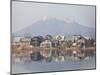 The Fort Looks over Dal Lake at Srinagar, Kashmir, India-Julian Love-Mounted Photographic Print