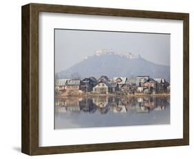 The Fort Looks over Dal Lake at Srinagar, Kashmir, India-Julian Love-Framed Photographic Print