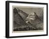 The Fort of Ali Musjid in the Khyber Pass Captured by Lieutenant-General Sir Samuel Browne-null-Framed Giclee Print