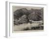 The Fort of Chakdara on the River Swat, the Garrison of Which Has Just Been Relieved-Charles Joseph Staniland-Framed Giclee Print