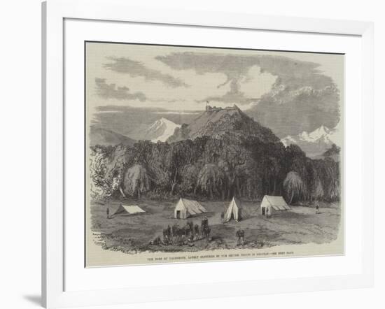 The Fort of Dalimkote, Lately Captured by the British Troops in Bhootan-null-Framed Giclee Print