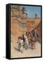 The Fort of Gwalior, Madhya Pradesh-Edwin Lord Weeks-Framed Stretched Canvas