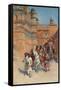 The Fort of Gwalior, Madhya Pradesh-Edwin Lord Weeks-Framed Stretched Canvas