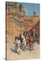 The Fort of Gwalior, Madhya Pradesh-Edwin Lord Weeks-Stretched Canvas