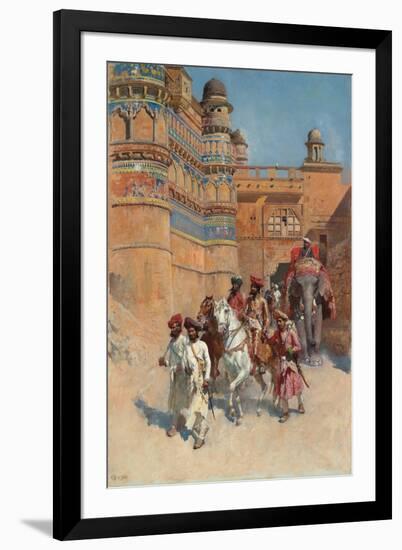 The Fort of Gwalior, Madhya Pradesh-Edwin Lord Weeks-Framed Giclee Print