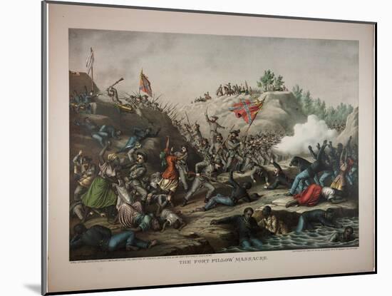 The Fort Pillow Massacre, 1892-Kurz And Allison-Mounted Giclee Print