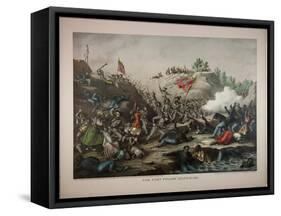The Fort Pillow Massacre, 1892-Kurz And Allison-Framed Stretched Canvas