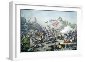 The Fort Pillow Massacre, April 12, 1864-null-Framed Art Print
