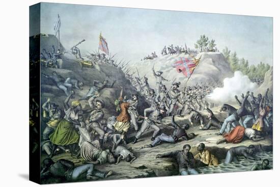 The Fort Pillow Massacre, April 12, 1864-null-Stretched Canvas