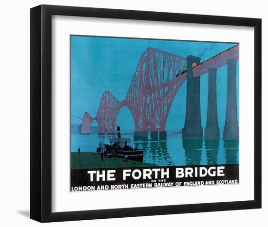 The Forth Bridge-null-Framed Art Print