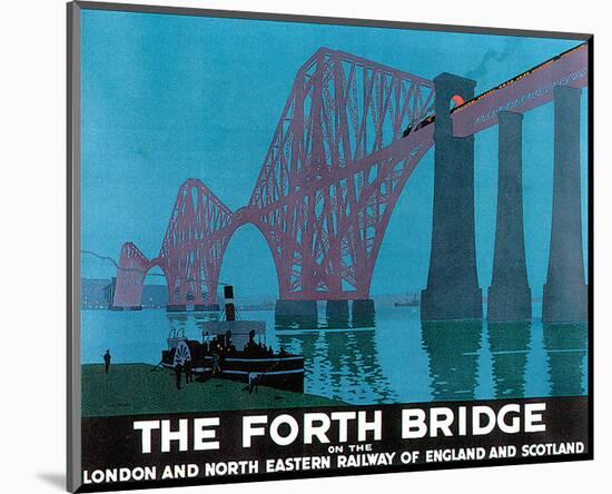 The Forth Bridge-null-Mounted Art Print