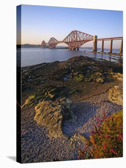 The Forth Rail Bridge, Firth of Forth, Edinburgh, Scotland;-Paul Harris-Stretched Canvas