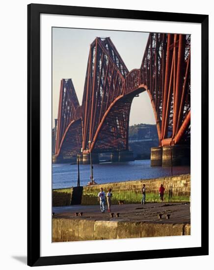 The Forth Rail Bridge, Firth of Forth, Edinburgh, Scotland-Paul Harris-Framed Photographic Print