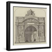 The Forthcoming Exhibition at Vienna, Main Entrance to the Building-null-Framed Giclee Print