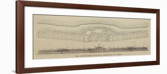 The Forthcoming Maritime Exhibition at Naples-null-Framed Giclee Print