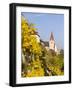 The Fortified Church Mariae Himmelfahrt in the Medieval Town of Weissenkirchen in the Wachau-Martin Zwick-Framed Photographic Print