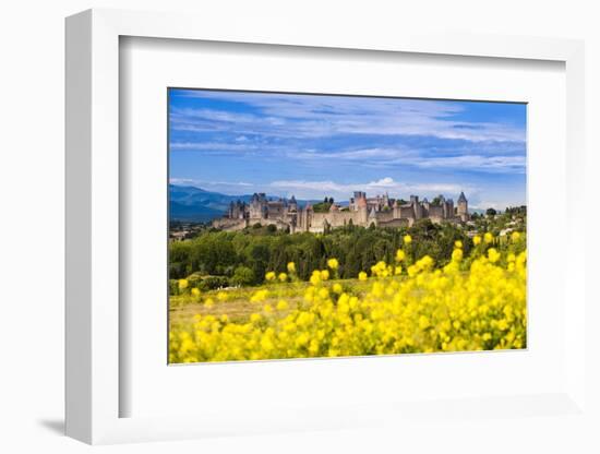 The Fortified City of Carcassonne, Languedoc-Roussillon, France-Nadia Isakova-Framed Photographic Print