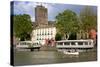 The Fortified St. Etienne Cathedral Built of Black Lava and Dating from the 12th Century-Guy Thouvenin-Stretched Canvas