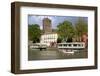 The Fortified St. Etienne Cathedral Built of Black Lava and Dating from the 12th Century-Guy Thouvenin-Framed Photographic Print