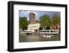 The Fortified St. Etienne Cathedral Built of Black Lava and Dating from the 12th Century-Guy Thouvenin-Framed Photographic Print