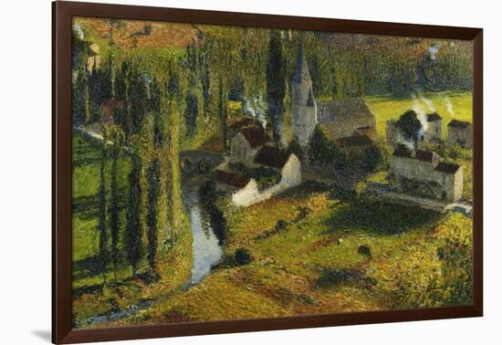 The Fortified Town Green, La Bastide du Vert-Henri Martin-Framed Giclee Print