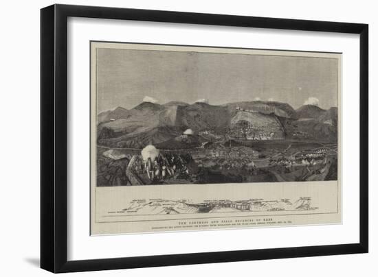 The Fortress and Field Defences of Kars-null-Framed Giclee Print