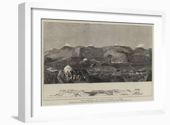 The Fortress and Field Defences of Kars-null-Framed Giclee Print