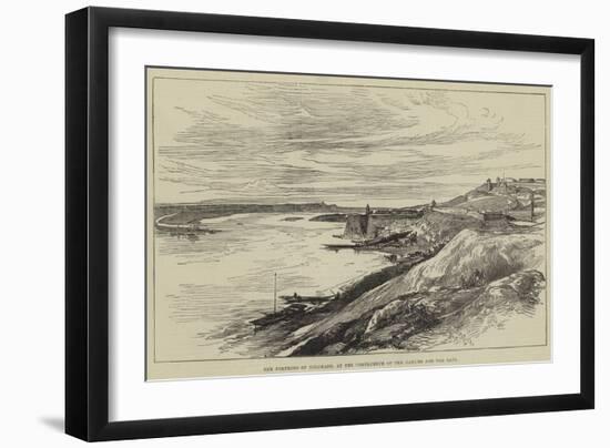 The Fortress of Belgrade, at the Confluence of the Danube and the Save-null-Framed Premium Giclee Print