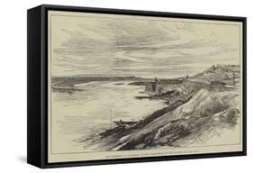 The Fortress of Belgrade, at the Confluence of the Danube and the Save-null-Framed Stretched Canvas