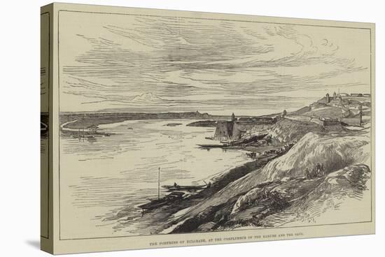 The Fortress of Belgrade, at the Confluence of the Danube and the Save-null-Stretched Canvas