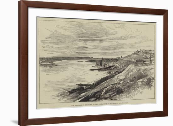 The Fortress of Belgrade, at the Confluence of the Danube and the Save-null-Framed Giclee Print