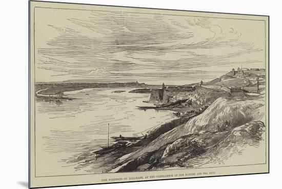 The Fortress of Belgrade, at the Confluence of the Danube and the Save-null-Mounted Giclee Print