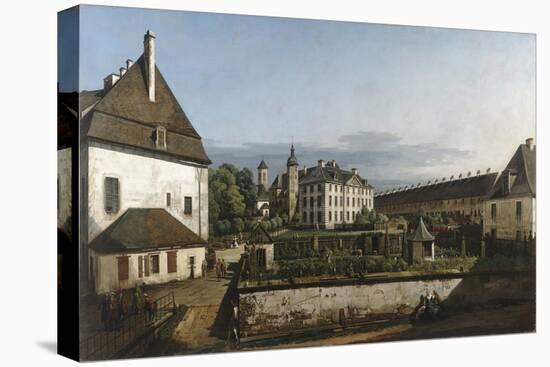 The Fortress of Konigstein: Courtyard with the Brunnenhaus, 1756-58-Bernardo Bellotto-Stretched Canvas