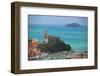 The fortress of Lerici, coast of Liguria, Italy, Europe-Don Mammoser-Framed Photographic Print