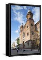 The Fortress Synagogue, Timisoara, Banat, Romania, Europe-Ian Trower-Framed Stretched Canvas