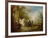 The Fortune Teller, 1731-Jean-Baptiste Joseph Pater-Framed Giclee Print