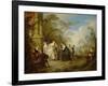 The Fortune Teller, 1731-Jean-Baptiste Joseph Pater-Framed Giclee Print