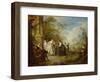 The Fortune Teller, 1731-Jean-Baptiste Joseph Pater-Framed Giclee Print