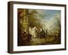 The Fortune Teller, 1731-Jean-Baptiste Joseph Pater-Framed Giclee Print