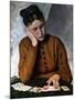 The Fortune Teller, 1869-Frederic Bazille-Mounted Giclee Print