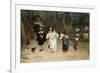 The Fortune Teller, 1878-Adrien Moreau-Framed Giclee Print
