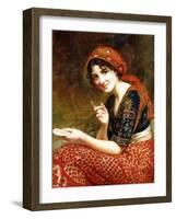 The Fortune Teller, 1899-William Clarke Wontner-Framed Giclee Print
