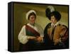 The Fortune Teller, circa 1596-97-Caravaggio-Framed Stretched Canvas