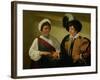 The Fortune Teller, circa 1596-97-Caravaggio-Framed Giclee Print