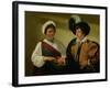 The Fortune Teller, circa 1596-97-Caravaggio-Framed Giclee Print