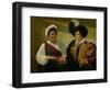 The Fortune Teller, circa 1596-97-Caravaggio-Framed Giclee Print