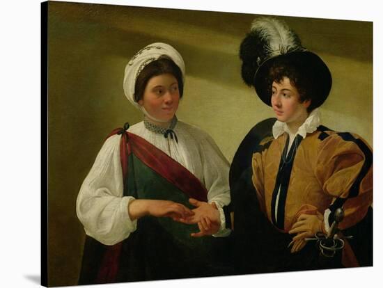 The Fortune Teller, circa 1596-97-Caravaggio-Stretched Canvas