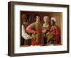 The Fortune Teller Painting by Georges De La Tour (1593-1652) circa 1630, Sun. 1,01X1,23 M New York-Georges De La Tour-Framed Giclee Print