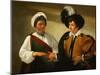 The Fortune Teller-Caravaggio-Mounted Giclee Print